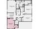 Second floor plan featuring 4 bedrooms and 2 bathrooms at 1924 White Oak Ln, Shelbyville, IN 46176