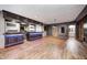 Finished basement with custom wet bar, wood-look floors, and lots of space at 2009 W 250 N, Lebanon, IN 46052