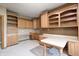 This spacious office features built-in desks and cabinetry, and bright natural light at 2009 W 250 N, Lebanon, IN 46052