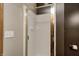 Shower with a bronze frame and shower door at 2009 W 250 N, Lebanon, IN 46052