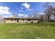 Spacious backyard with mature trees providing shade and greenery for outdoor activities at 202 Rainbow Blvd, Indianapolis, IN 46234