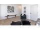 Bright living room with modern art, cozy seating, and stylish decor for a relaxing atmosphere at 2051 Columbia Ave, Indianapolis, IN 46202