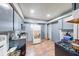 Functional kitchen equipped with standard appliances and practical storage solutions at 215 S Warman Ave, Indianapolis, IN 46222
