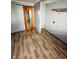Empty bedroom featuring wood laminate floors at 2233 W 28Th St, Anderson, IN 46016
