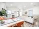 Open living space with modern finishes, stylish furniture and an eat-in kitchen at 2361 Southeastern Ave, Indianapolis, IN 46201