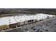 Overhead angle of a retail center including Old Time Pottery, adjacent parking, and landscape at 256 Strand Ln # Apt C, Avon, IN 46123