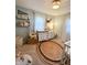 Charming Bedroom with soft blue walls, decorative accents, and ample natural light at 316 Laurel St, Pendleton, IN 46064