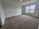 Neutral bedroom featuring plush carpet, a window with natural light and neutral walls at 3181 W Keepsake Ln, Monrovia, IN 46157
