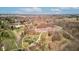 Scenic aerial view showcases a community park with a playground, green spaces, and residential neighborhood at 528 Wind Skip Cir, Westfield, IN 46074