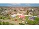 Panoramic aerial shot of homes in a tranquil neighborhood setting, offering community and scenic views at 528 Wind Skip Cir, Westfield, IN 46074