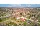 High aerial view showcasing a variety of homes in a well-established, verdant suburban community at 528 Wind Skip Cir, Westfield, IN 46074