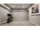 Spacious basement area featuring carpet, recessed lighting, and exercise equipment at 552 E 82Nd St, Indianapolis, IN 46240