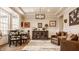 Formal dining room with wainscoting, and room to entertain at 552 E 82Nd St, Indianapolis, IN 46240