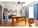 Bright office area with wooden floors and large windows provides ample natural light at 5846 Edgewood Trace Blvd, Indianapolis, IN 46239