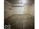 Spacious two car garage with concrete floor and plenty of room for storage at 639 Rocky Meadow Dr, Greenwood, IN 46143