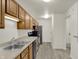 Well-equipped kitchen features stainless steel appliances, plenty of cabinet space, and modern countertops at 8920 Hunters Creek Dr # 101, Indianapolis, IN 46227
