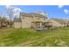 This beautiful house boasts a lovely backyard and a relaxing deck at 11046 Timberview Dr, Fishers, IN 46037