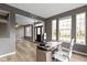 Inviting home office area with a modern desk setup and large windows for abundant natural light at 11046 Timberview Dr, Fishers, IN 46037
