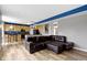 Open concept living space seamlessly connects the kitchen and living room, perfect for modern living at 11046 Timberview Dr, Fishers, IN 46037