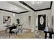 Bright dining room featuring modern lighting, elegant decor, and a stylish table setting at 12618 E 86Th St, Indianapolis, IN 46236