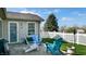 Inviting patio area with outdoor seating, perfect for relaxing in the sun at 1304 Vicksburg S Dr, Greenwood, IN 46143
