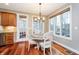 Cozy breakfast nook with natural light and views of the backyard at 14577 Faucet Ln, Fishers, IN 46040