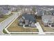 Aerial view of the property showcasing its spacious layout in a well-planned residential neighborhood at 14818 Autumn View Way, Fishers, IN 46037