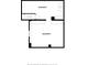 Floorplan showing layout of basement at 1521 Pleasant St, Indianapolis, IN 46203