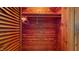 Wood closet featuring an organizational system with racks and bars at 1521 Pleasant St, Indianapolis, IN 46203