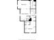 Second floor plan including primary bedroom, bonus room and bedroom 2 at 1521 Pleasant St, Indianapolis, IN 46203