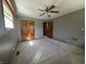 Bedroom featuring grey walls, carpeting, and natural light at 2115 Leonard Rd, Martinsville, IN 46151