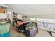 Attic space filled with boxes and storage, offering extra room for organization and seasonal items at 307 Baywood Ct # 67, Noblesville, IN 46062