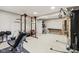 Bright home gym featuring weight machines, an infrared sauna, and a massage table at 307 Baywood Ct # 67, Noblesville, IN 46062