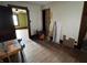 View from the living room showing the room and construction underway at 3179 W 400 N, Fairland, IN 46126