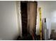 Interior of wall with studs visible at 3179 W 400 N, Fairland, IN 46126