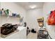 Functional laundry room with ample shelving and lots of storage opportunities at 3447 Heathcliff Ct, Westfield, IN 46074