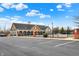 Community clubhouse featuring a pool surrounded by parking spaces and a black aluminum fence at 3447 Heathcliff Ct, Westfield, IN 46074