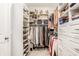 Spacious walk-in closet with custom shelving and hanging racks for optimal organization at 3641 Shady Lake Dr, Westfield, IN 46074