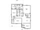 Second floor floor plan shows the layout of the primary suite, bedrooms, bathrooms and loft at 365 N Grand Oak Dr, Mooresville, IN 46158