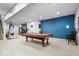 Spacious finished basement featuring a pool table at 3976 Bent Tree Ln, Greenwood, IN 46143