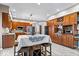 Kitchen featuring granite countertops, stainless steel appliances, and wooden cabinets at 3976 Bent Tree Ln, Greenwood, IN 46143