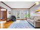Inviting living room featuring hardwood floors, natural light, and comfortable seating at 3976 Bent Tree Ln, Greenwood, IN 46143