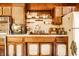 Cozy kitchen with stainless steel appliances, ample cabinet space, and vintage sink at 424 E Vermont St, Indianapolis, IN 46202