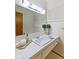 Clean bathroom offers a spacious vanity area and plenty of storage at 5240 Magnolia Dr, Columbus, IN 47203