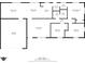 Detailed floor plan illustrating the layout of a 1298 sq ft home including room dimensions at 5240 Magnolia Dr, Columbus, IN 47203