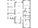 Detailed floor plan showcasing layout of the home including living room, dining area, bedrooms, and bathrooms at 5453 Happy Hollow # 73, Indianapolis, IN 46268