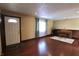 Inviting living room featuring hardwood floors and a bright, welcoming ambiance at 589 S 100 W, Franklin, IN 46131