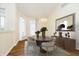 Elegant dining room with stylish furniture and lots of natural light at 7271 Catboat Ct, Fishers, IN 46038