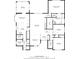 Detailed floor plan showing the layout of the house, including room dimensions and names at 7271 Catboat Ct, Fishers, IN 46038