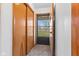 Inviting entryway with wood paneled door, tiled floor and a convenient coat closet to maximize space at 791 S Us Highway 31, Whiteland, IN 46184